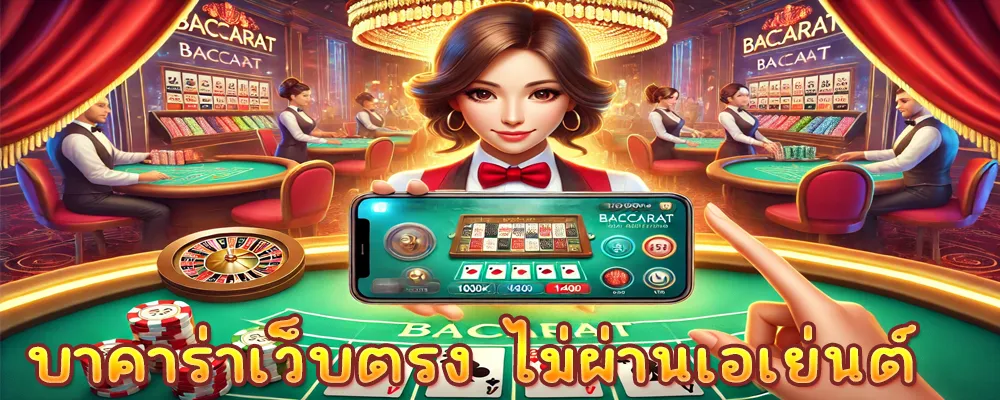 บาคาร่าเว็บตรง ไม่ผ่านเอเย่นต์