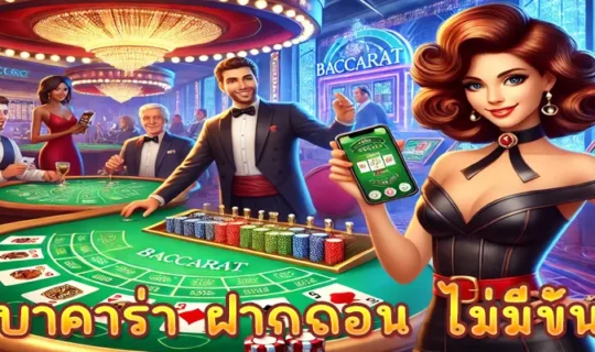 เว็บบาคาร่า ฝากถอน ไม่มีขั้นต่ํา